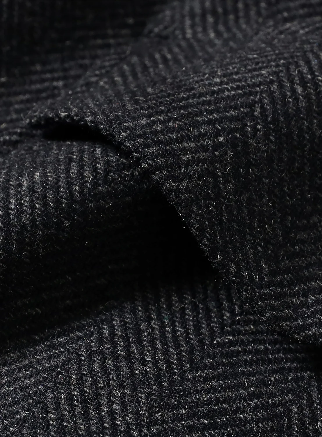 Short Herringbone CPO Jacket