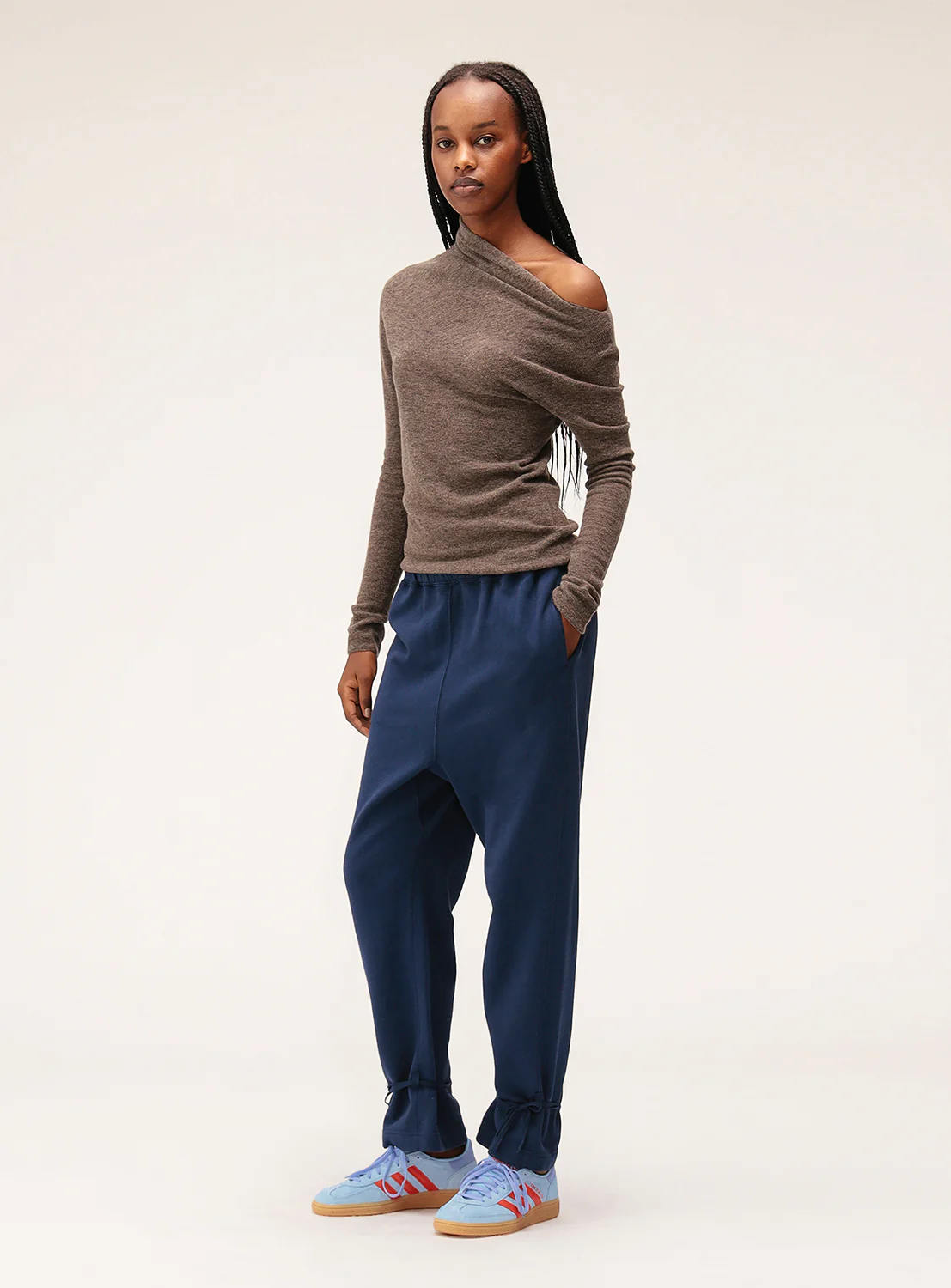 Hem-Arranged Sweatpants