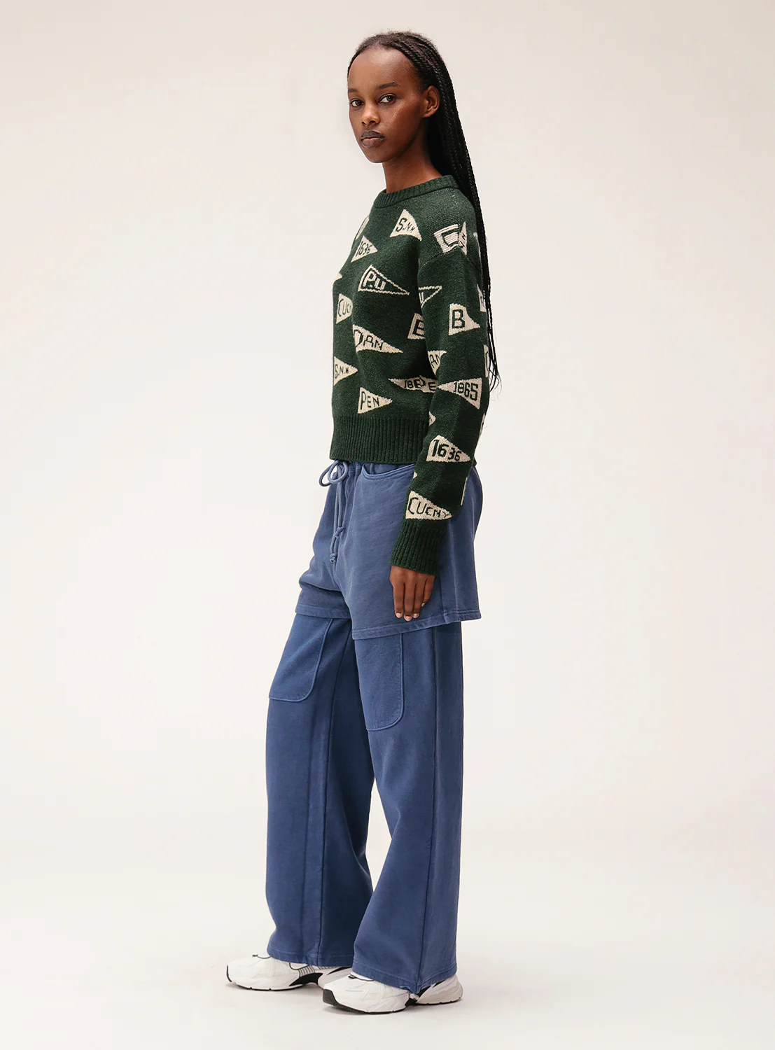 Pennant Knit Pullover