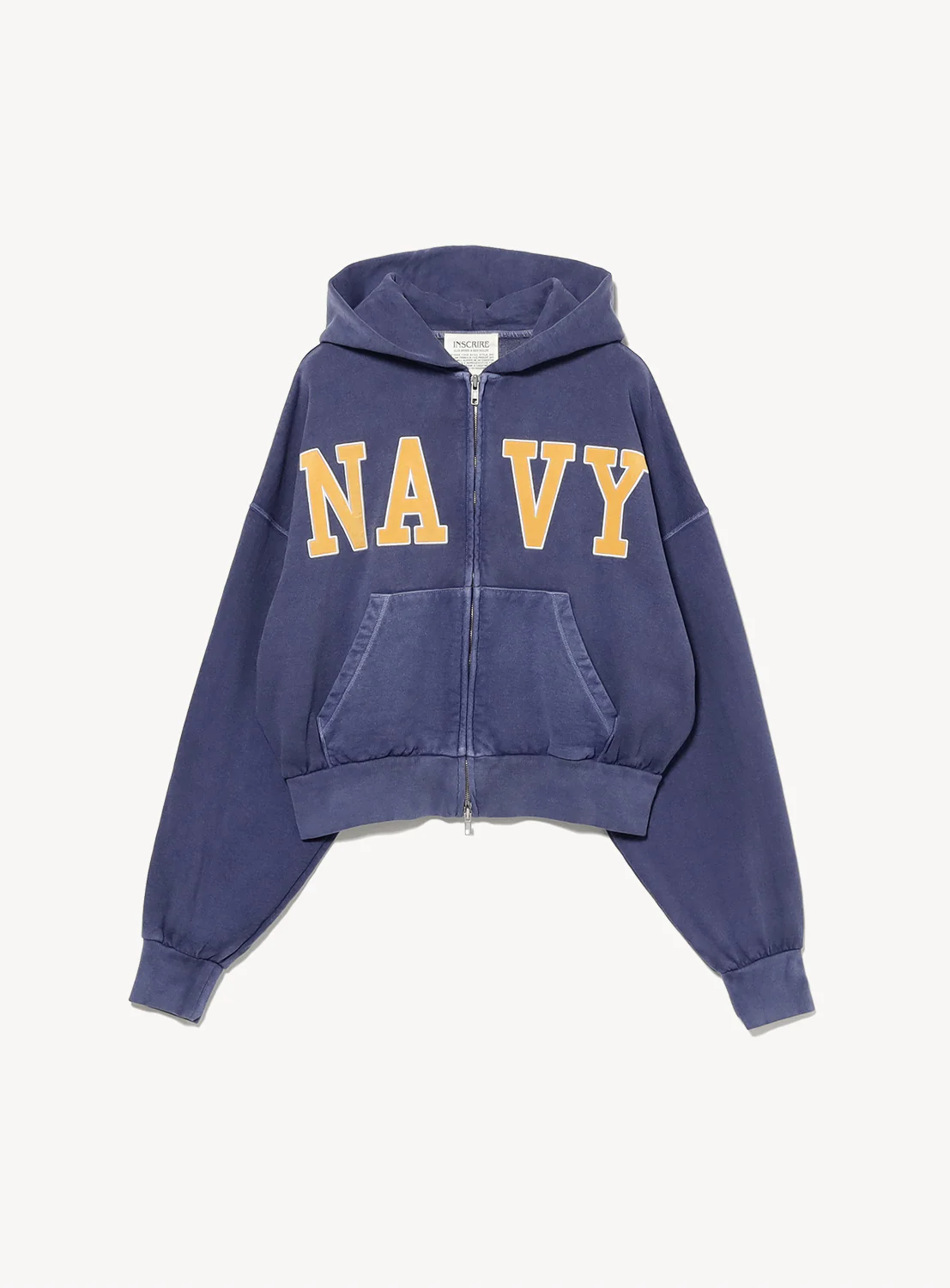 Navy Zip Hoodie