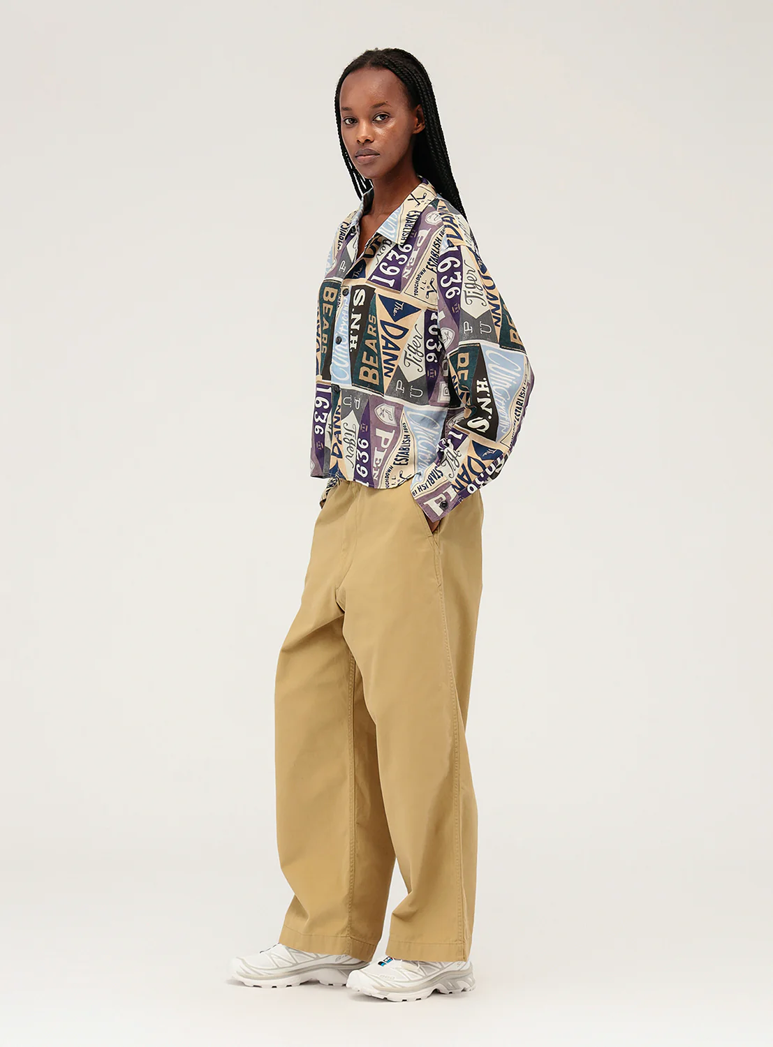 Wide Chino Pants