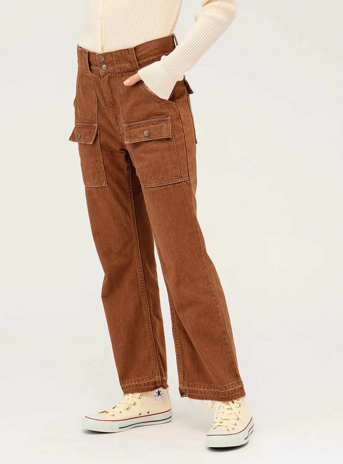 Denim Bush Pants