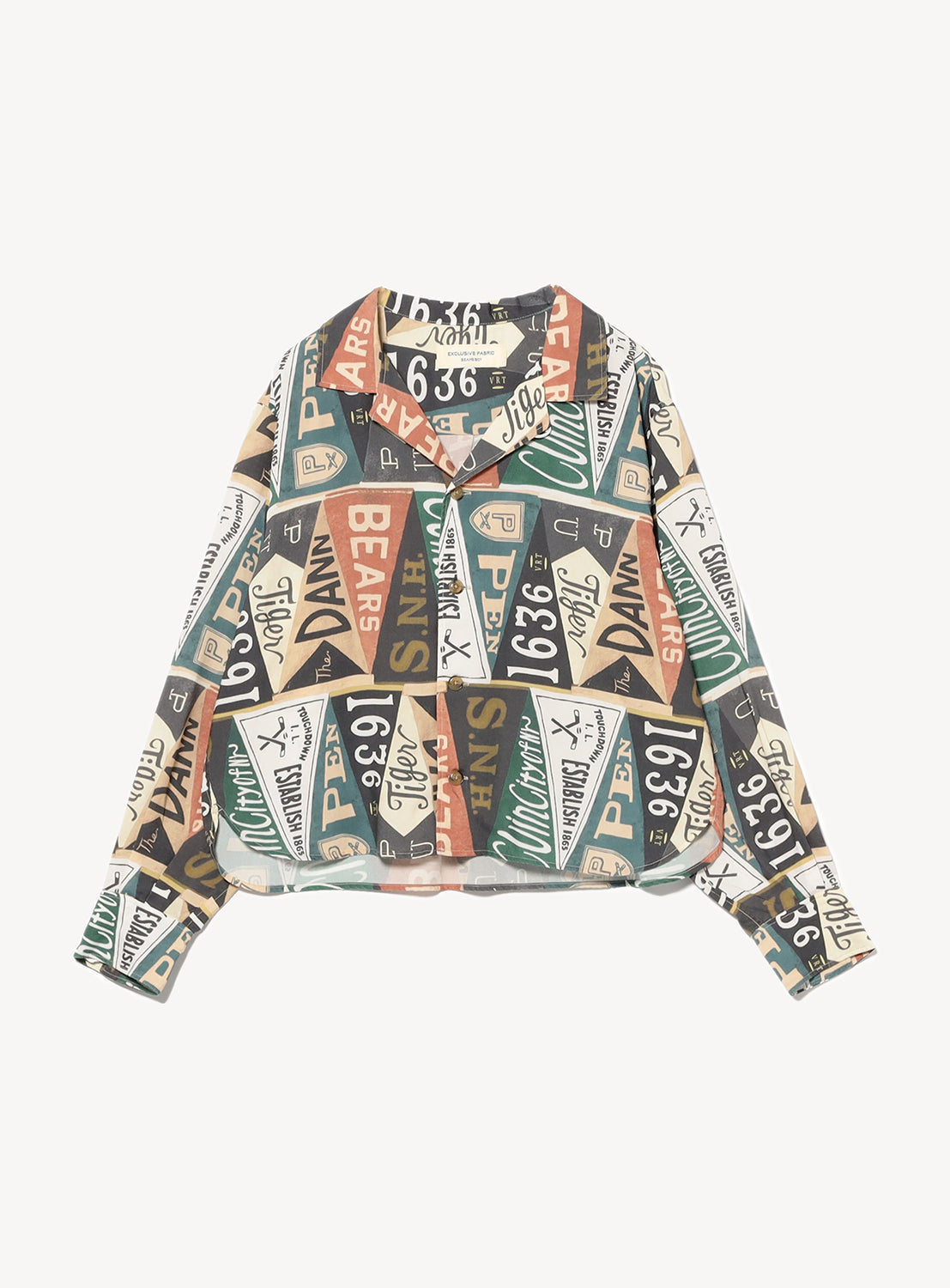Pennant Flag Print Shirt
