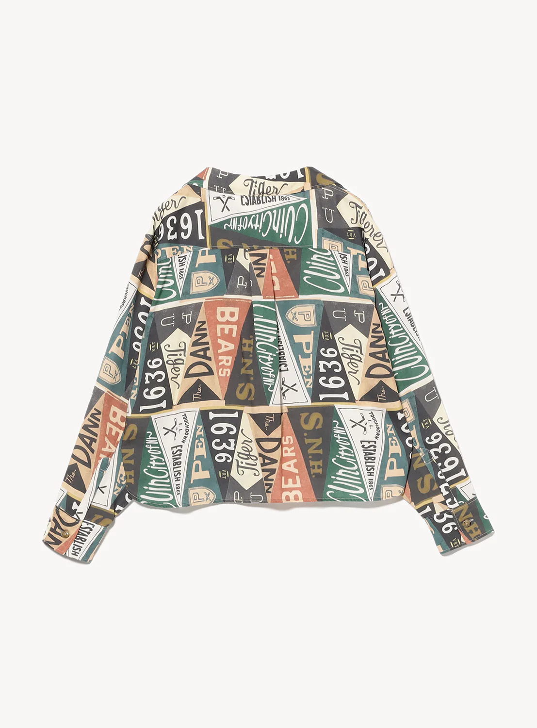 Pennant Flag Print Shirt
